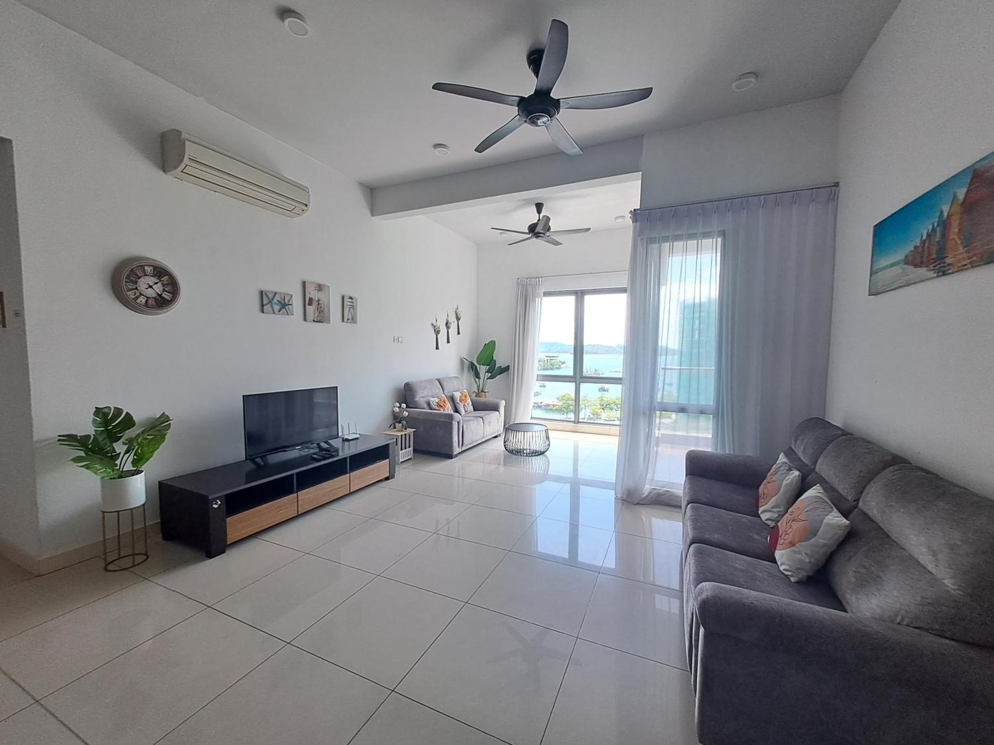 Sunrise Seaview Imago Loft D 3 Bedroom Above Imago Shopping Mall Apartment Kota Kinabalu